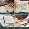 6 Pack Sketch Book 7.5" x 10" Spiral Bound Sketch Pad, 60 Sheets(68lb/100gsm), Blank Drawing Pads Bulk Sketchbook for Drawing Artist Adult Beginners Art Supplies